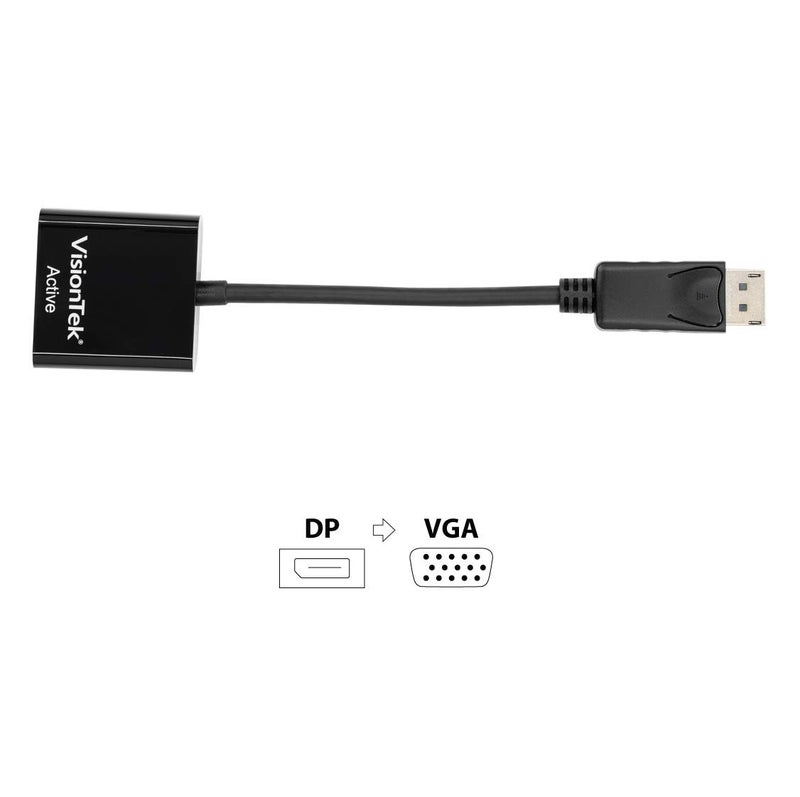 VisionTek DisplayPort to VGA Active Adapter (M/F) - 900342 - Image 2